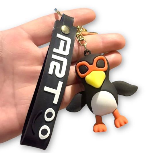 Italian BrainRot 3D Silicone Keychain Keyring Pendant - Frulli Frulla