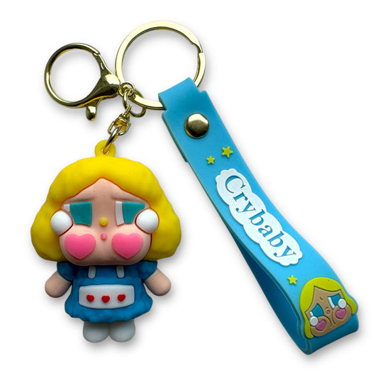 CryBaby Style 3D Silicone Keychain Keyring Pendant