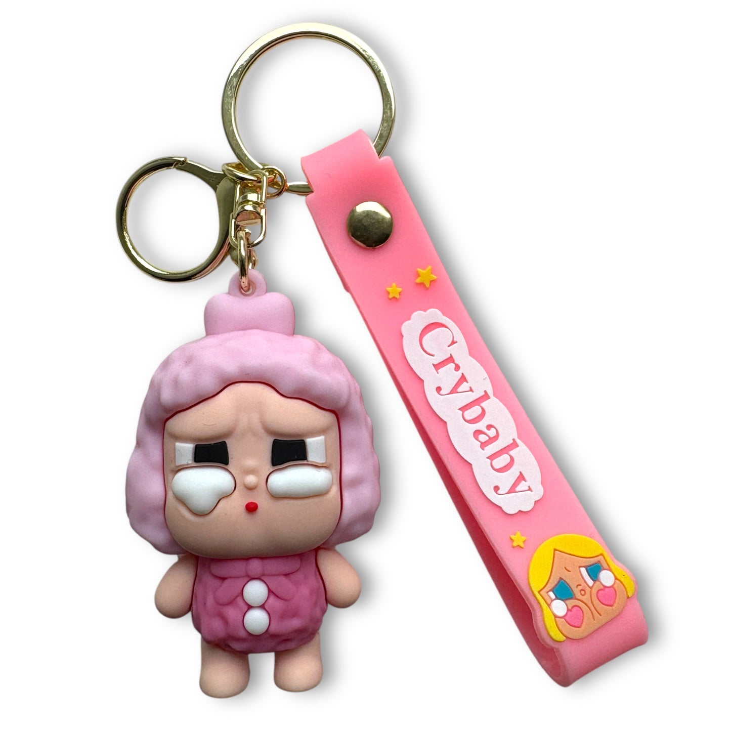 CryBaby Style 3D Silicone Keychain Keyring Pendant