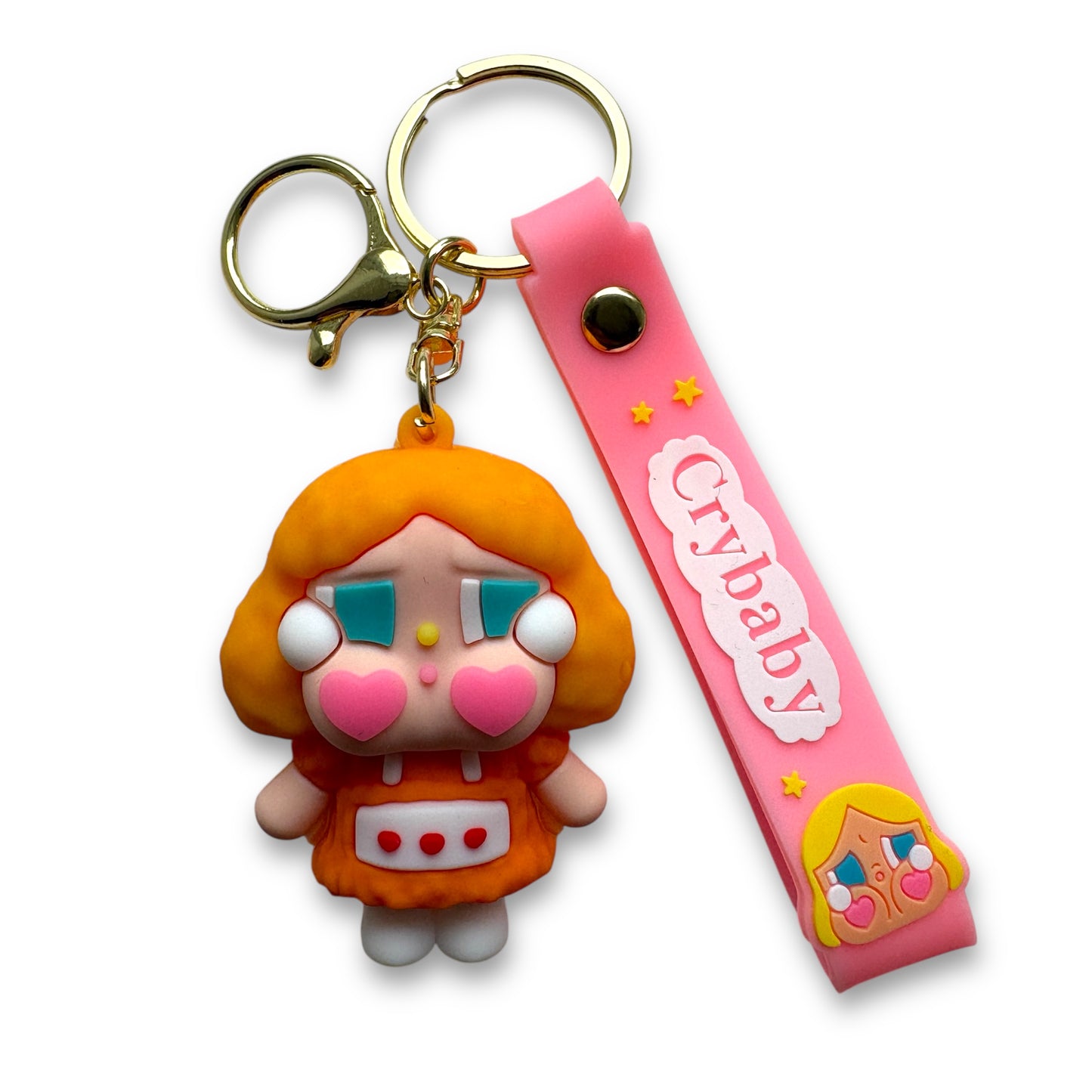 CryBaby Style 3D Silicone Keychain Keyring Pendant