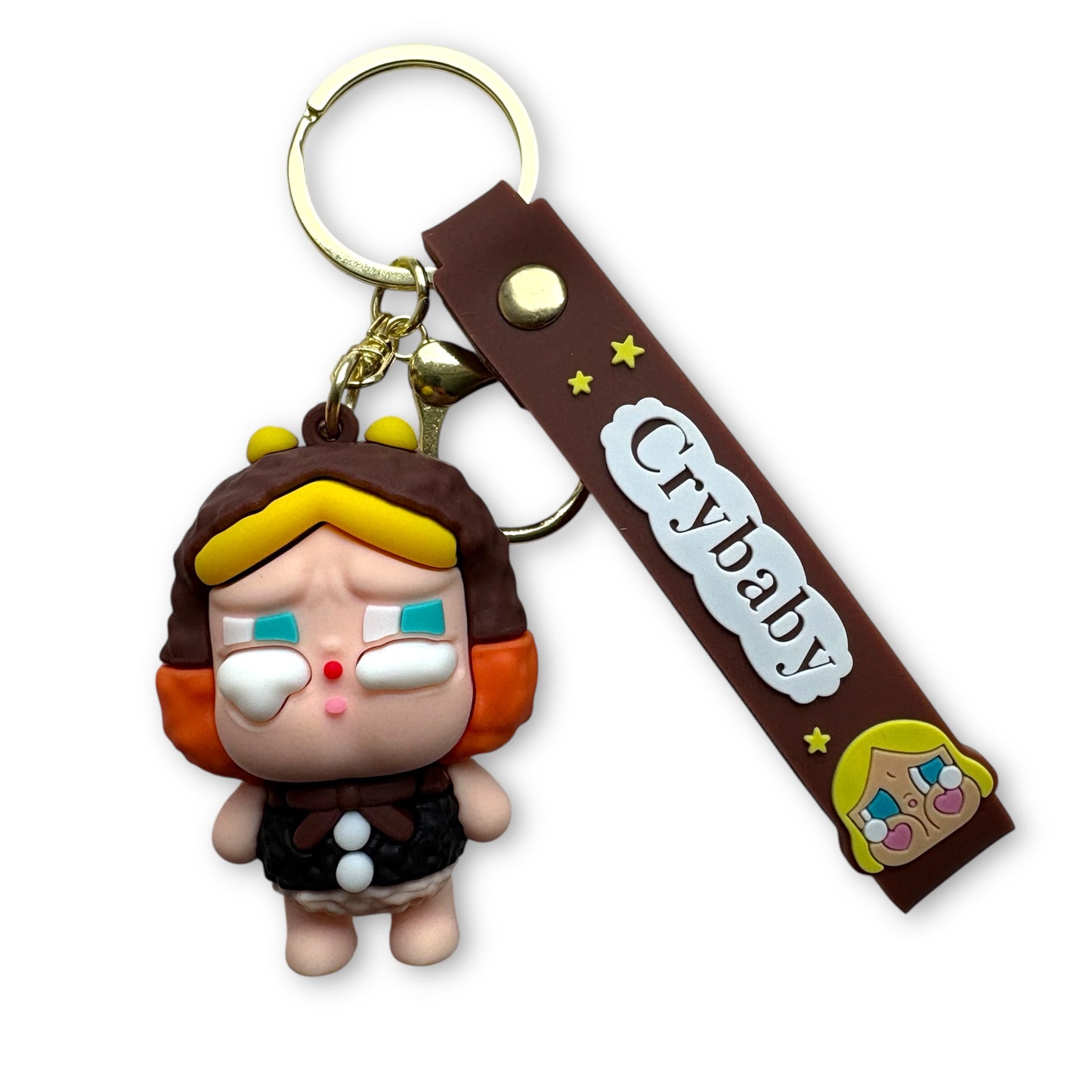 CryBaby Style 3D Silicone Keychain Keyring Pendant