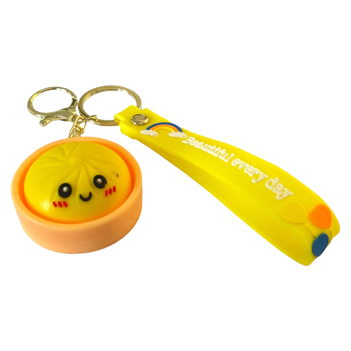 Squishy Dumpling Keypopz Keychain - Various Colours