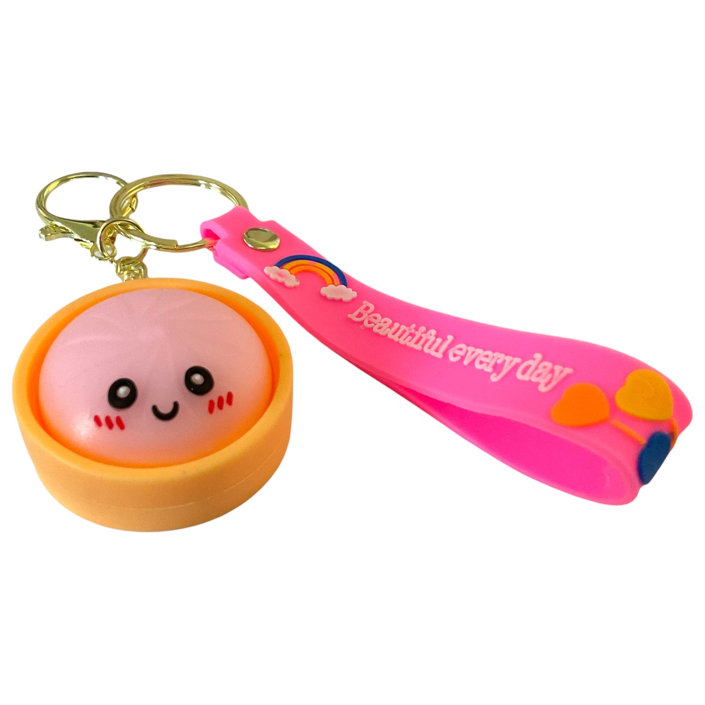 Squishy Dumpling Keypopz Keychain - Various Colours
