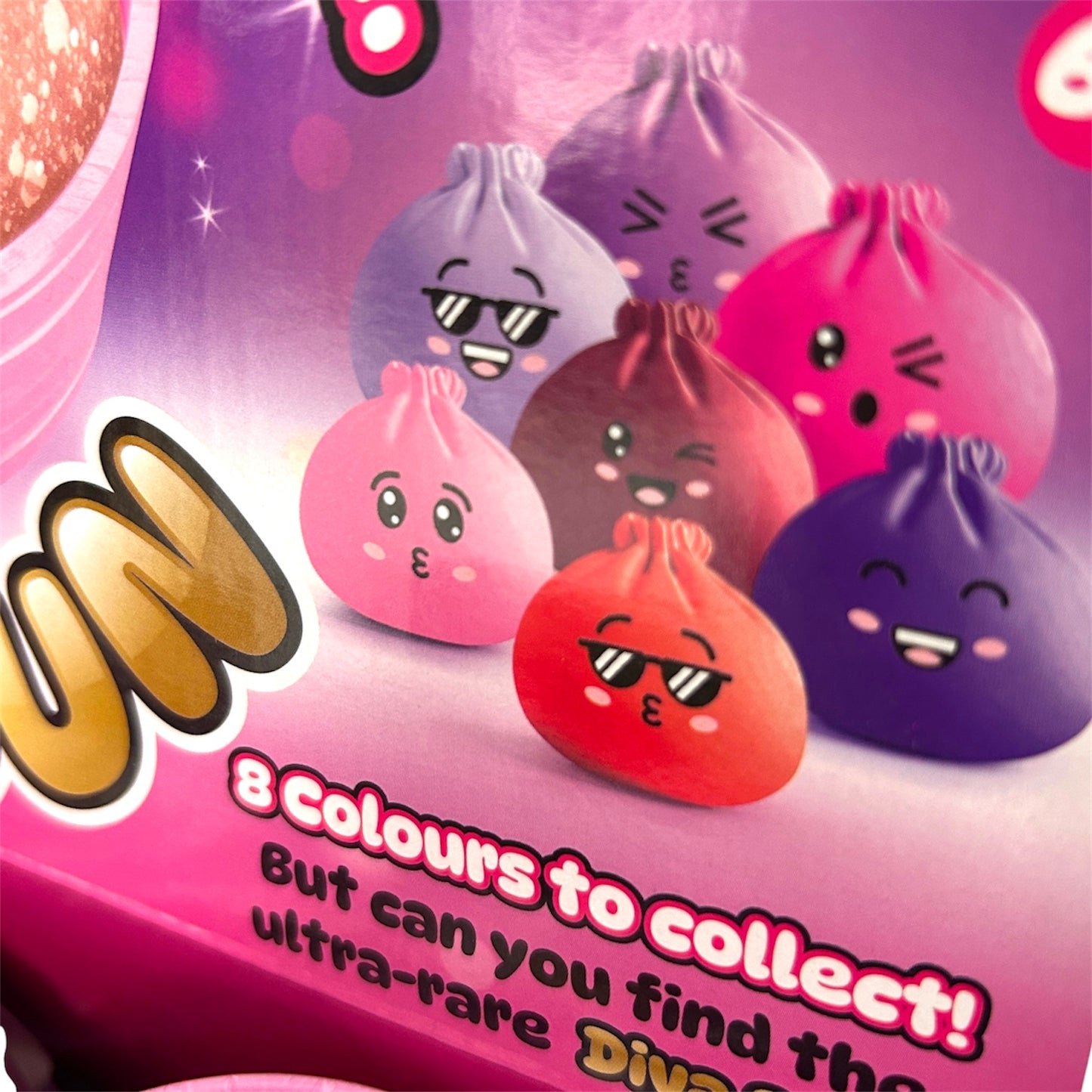 LIMITED EDITION PINK Diva Surprise Squishy Dumpling Bao Bun - UK Certified