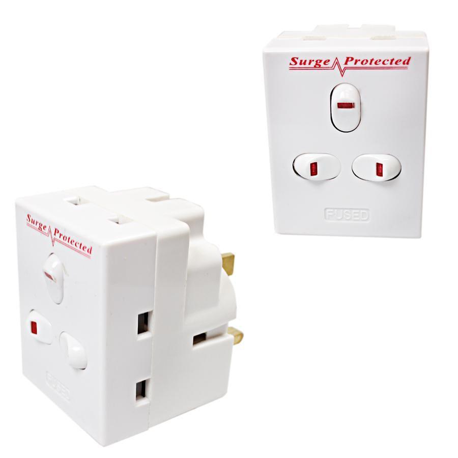 Pifco Switch Surge Adapter 3 Way Switch Adapter Diy PIF2075