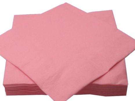 100 Pack Tableware Soft Party Paper Napkins Pink