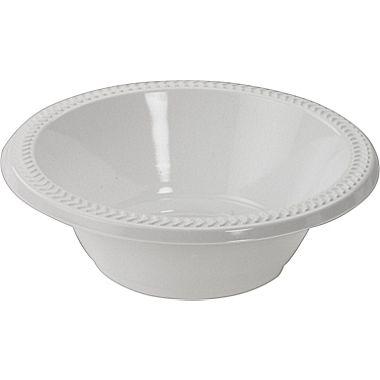 Disposable White Plastic Bowl 10 cm Pack of 36 THL2482 A