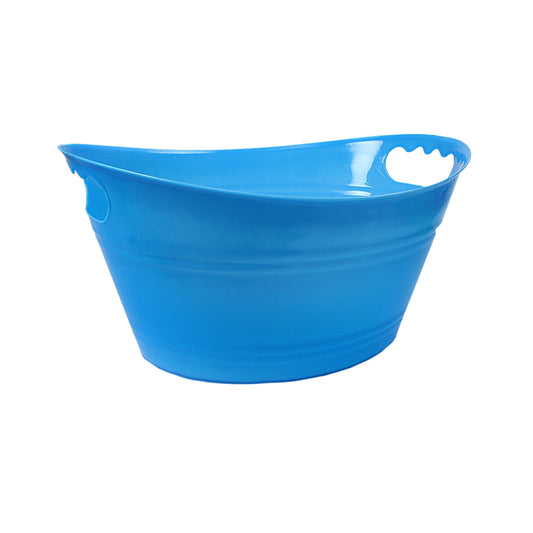 Plastic Storage Basket with Handles 30 x 23 x 14 cm Assorted Colours 4829