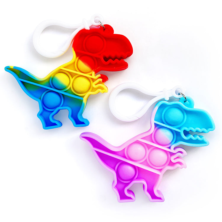 Dinosaur Jumbo Poppit Keyring