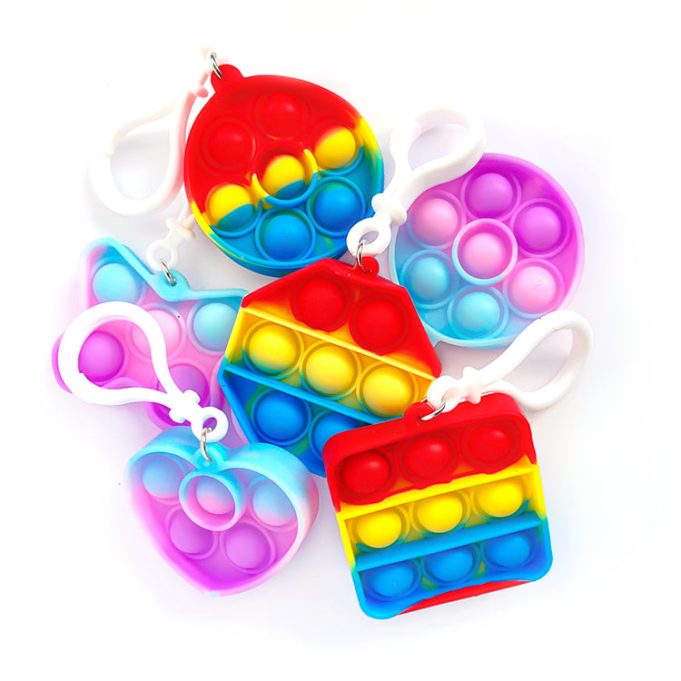 Poppit Keyrings x 4 ( ONE OFF DEAL )