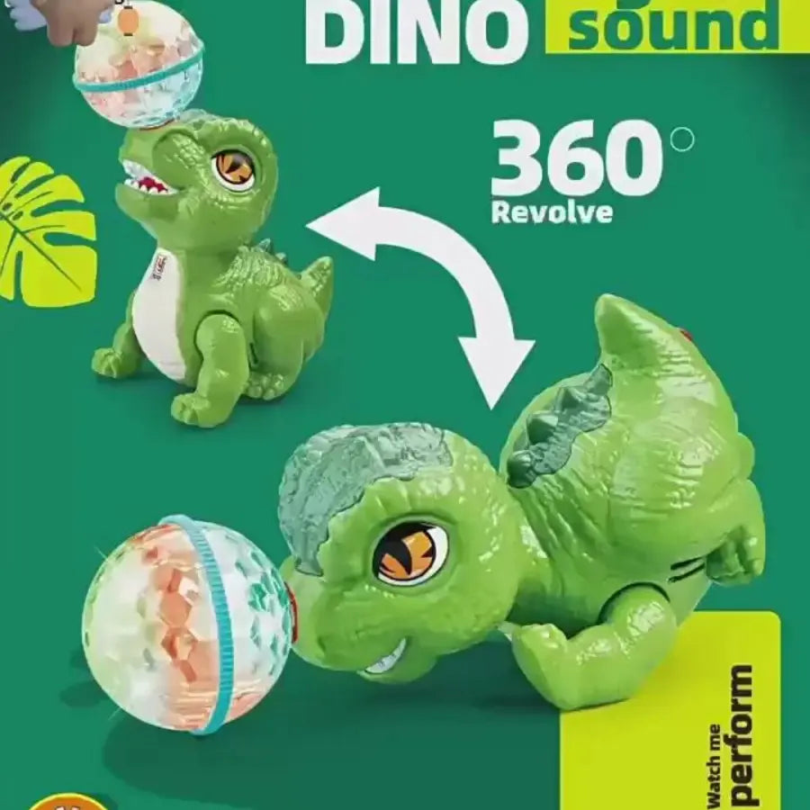 Balancing Ball Dinosaur Toy Interactive Musical Robotic Pet Dinosaur with Sounds & Lights