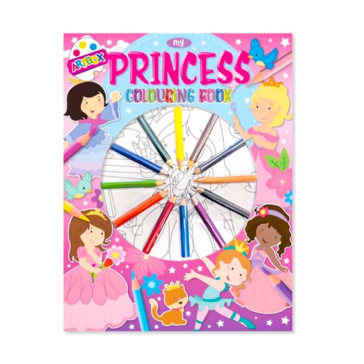 My Princess Super Colouring Book Set