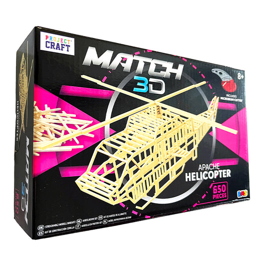 Fabulous Helicopter Matchstick Construction Kit