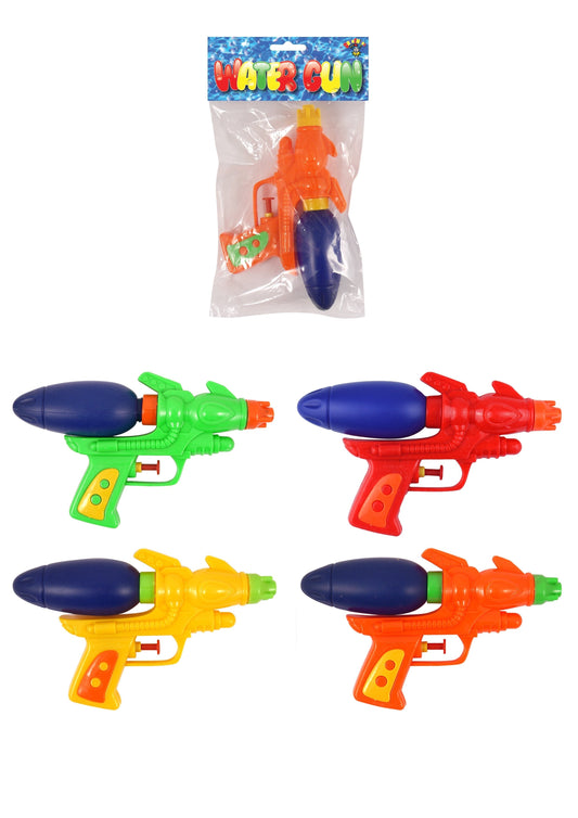 Kids Outdoor Fun Water Gun In 4 Assorted Colours 19.5cm R08252