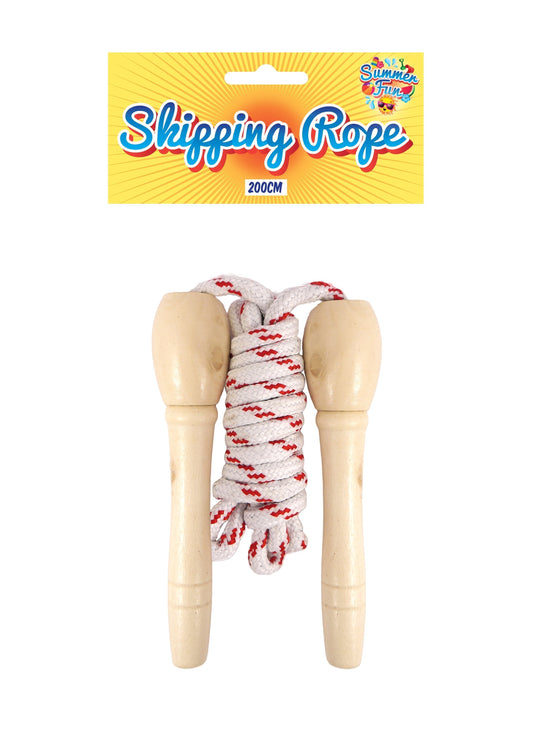 Childrens Indoor Outdoor Skipping Rope Fitness Games Kids Rope 200cm R38010