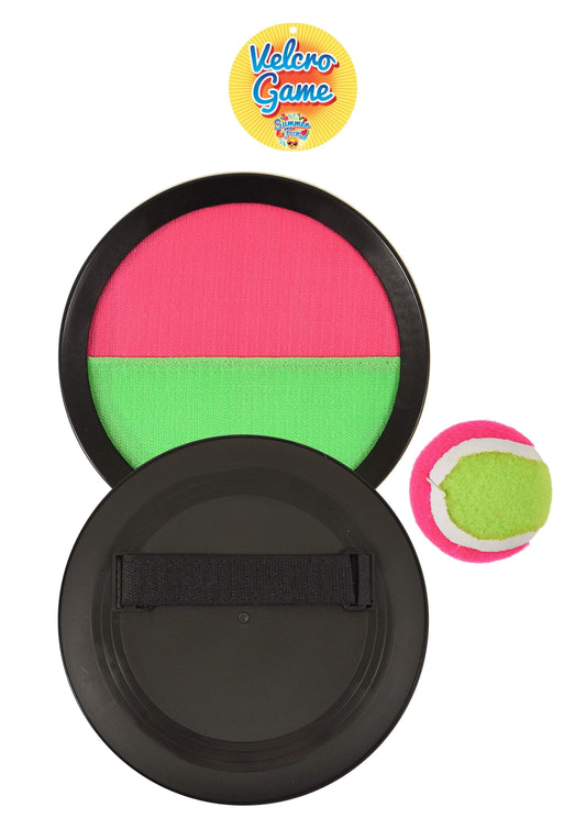 Fun Catch & Throw Ball Game Velcro Outdoor 2 Player 19cm R38087