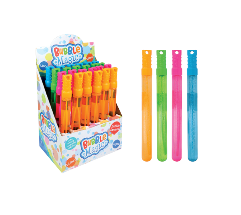 Bubble Wand Sword 110ml / 36 cm Assorted Colours R50090