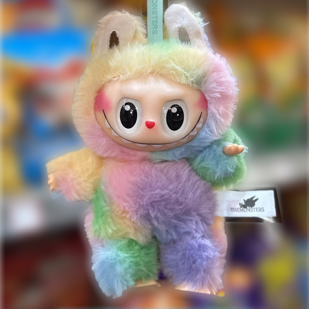 Labubu Style Rainbow Plush - In Box