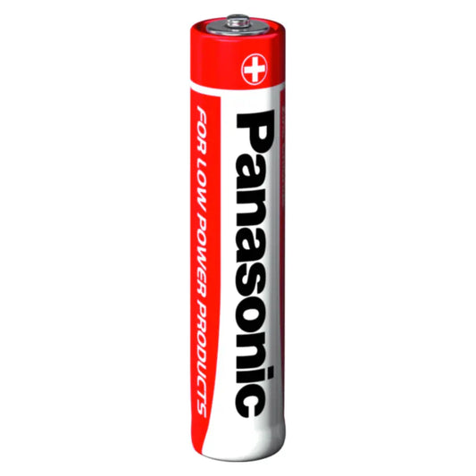 4x Panasonic AAA Batteries Zinc Carbon 1.5V Battery PANAR03RB4 A
