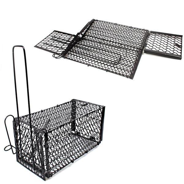 Rat Mesh Cage Black Adjustable Flat To Bo x
