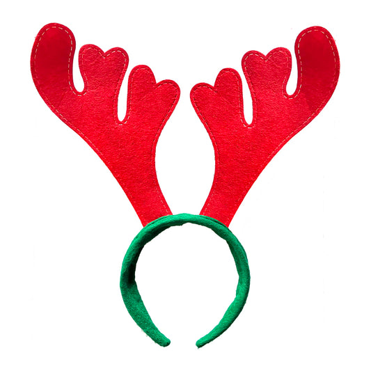 Super Reindeer Antlers Headbands x 12 ( FESTIVE BULK BUY )
