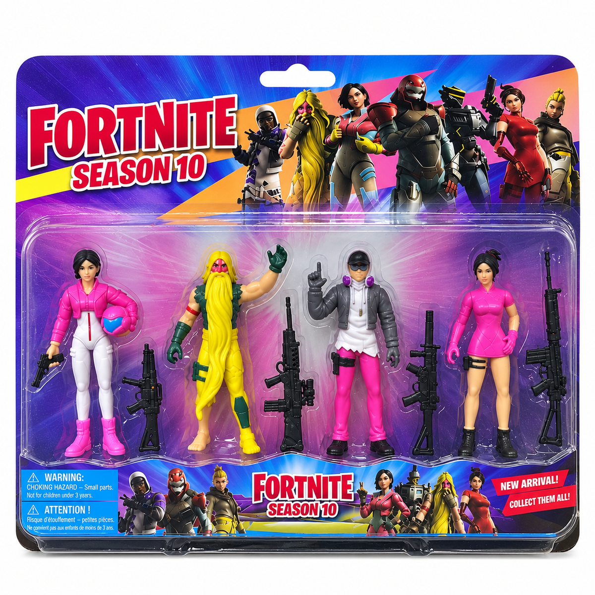 FORTNITE Collectible Action Figures Set - 2 Sets to Collect - Imperfect Packaging