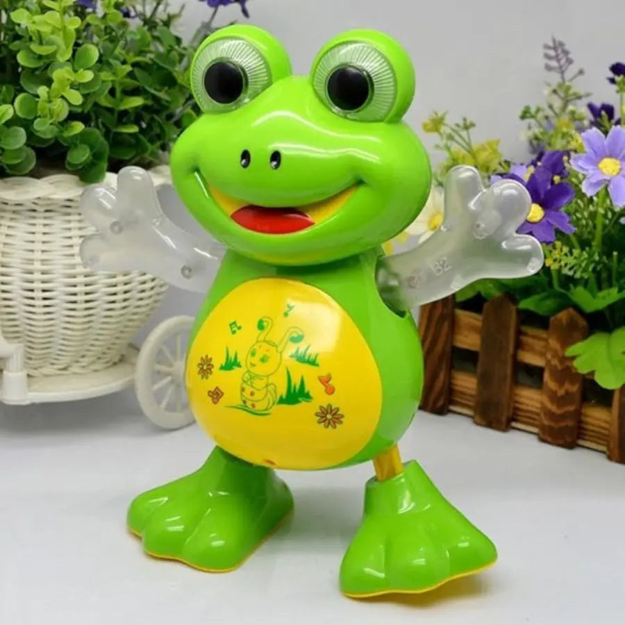 Dancing Frog Toy with Lights & Music – Battery Operated Fun for Kids