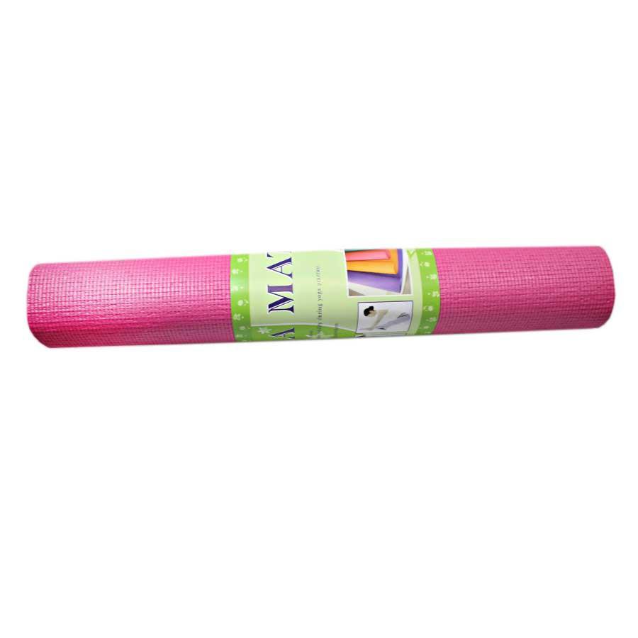 Roll Up Yoga Mat 173 cm x 61 cm x 4 mm Assorted Colours 1068