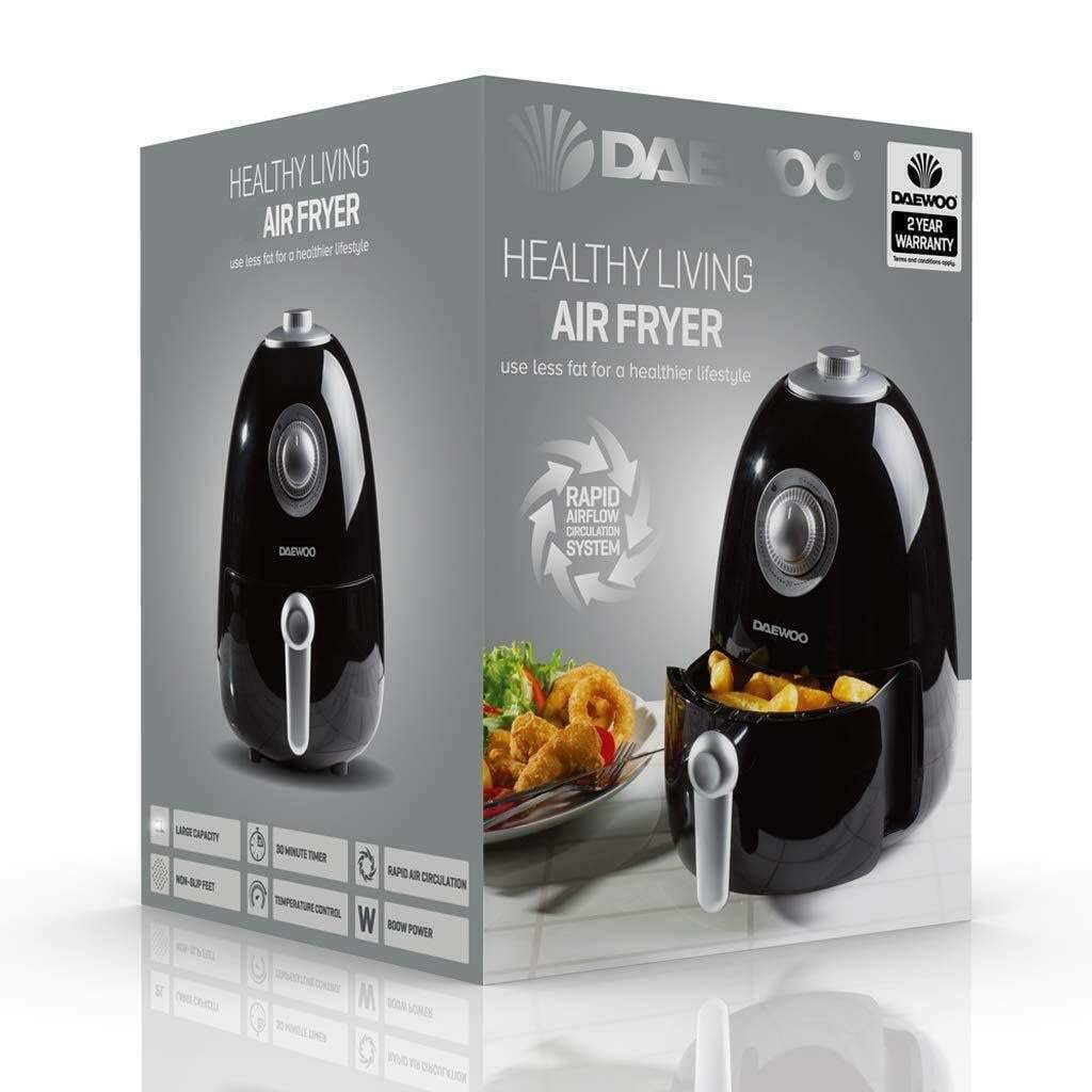 Daewoo 3.6L Air Fryer Cooking Healthy Living Oil Free Rapid Air Flow Circulation SDA1553