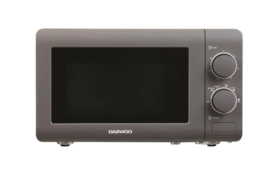 Daewoo Manual Microwave 20L Capacity 800W Grey SDA1961