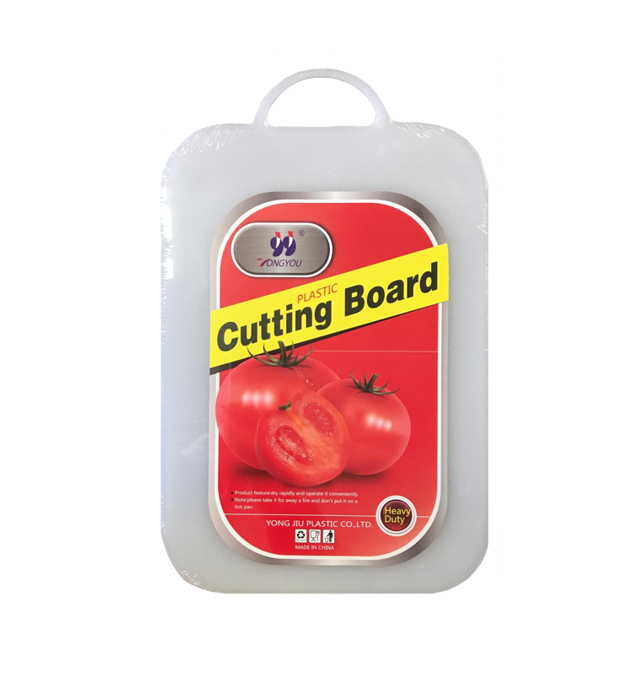 White Plastic Chopping Cutting Board 28 x 44 cm SG9074