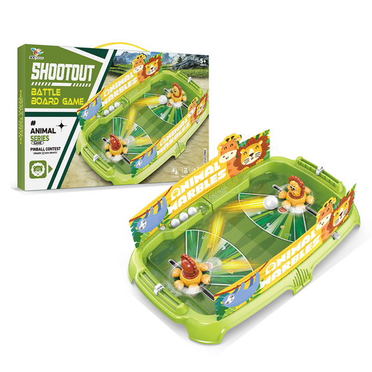 Marbles Shootout Battle Board Game - Animal Series