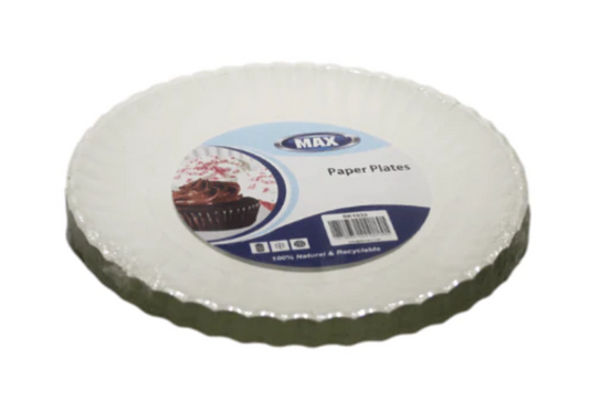 Disposable Paper Plates 9" Pack of 25 SK28116