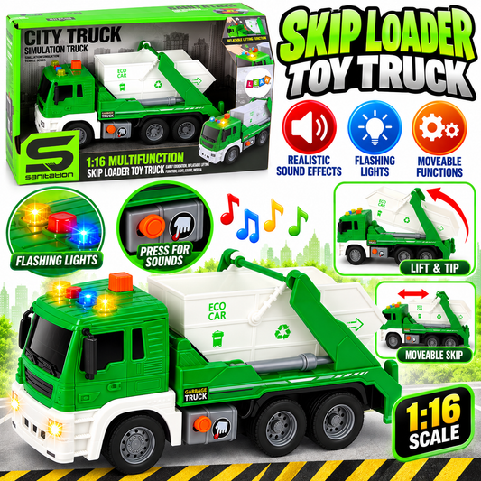 Skip Loader Truck With Sound & Lights