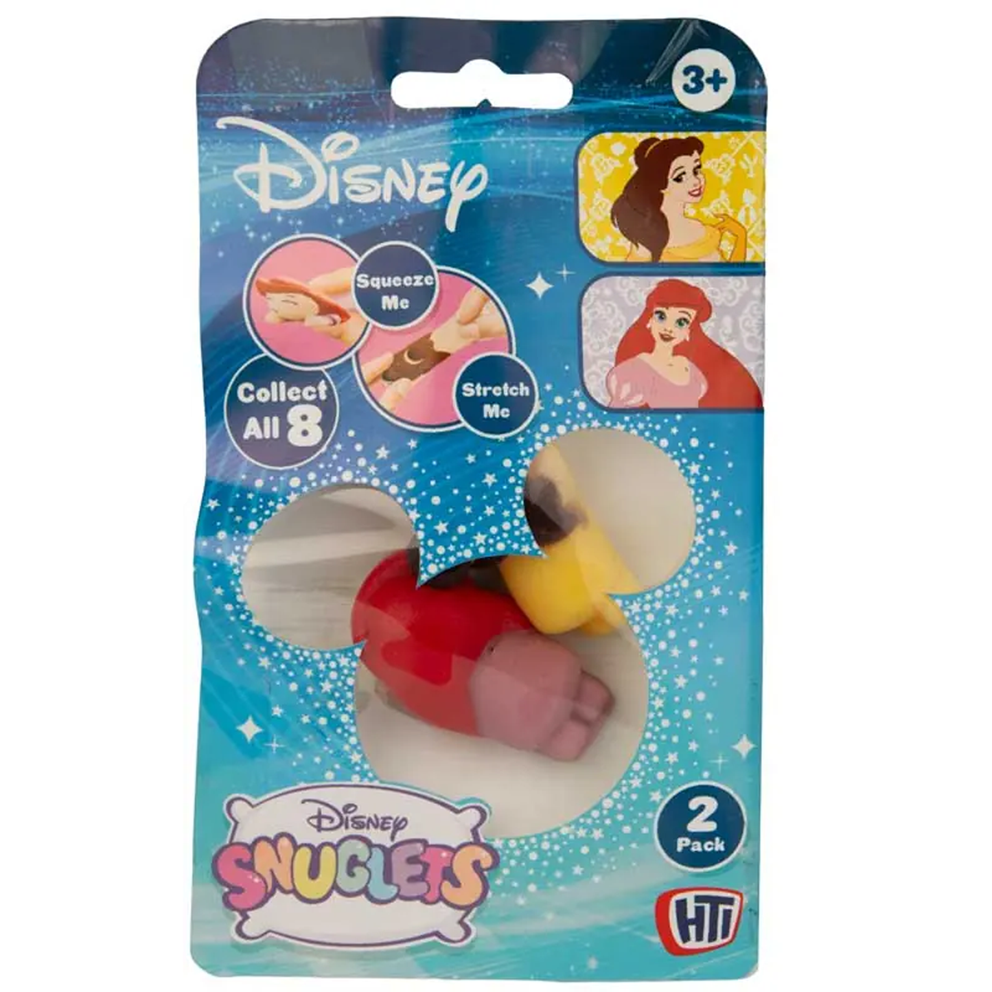 Disney Snuglets 2 Pack Squishy Sensory Character Assorted