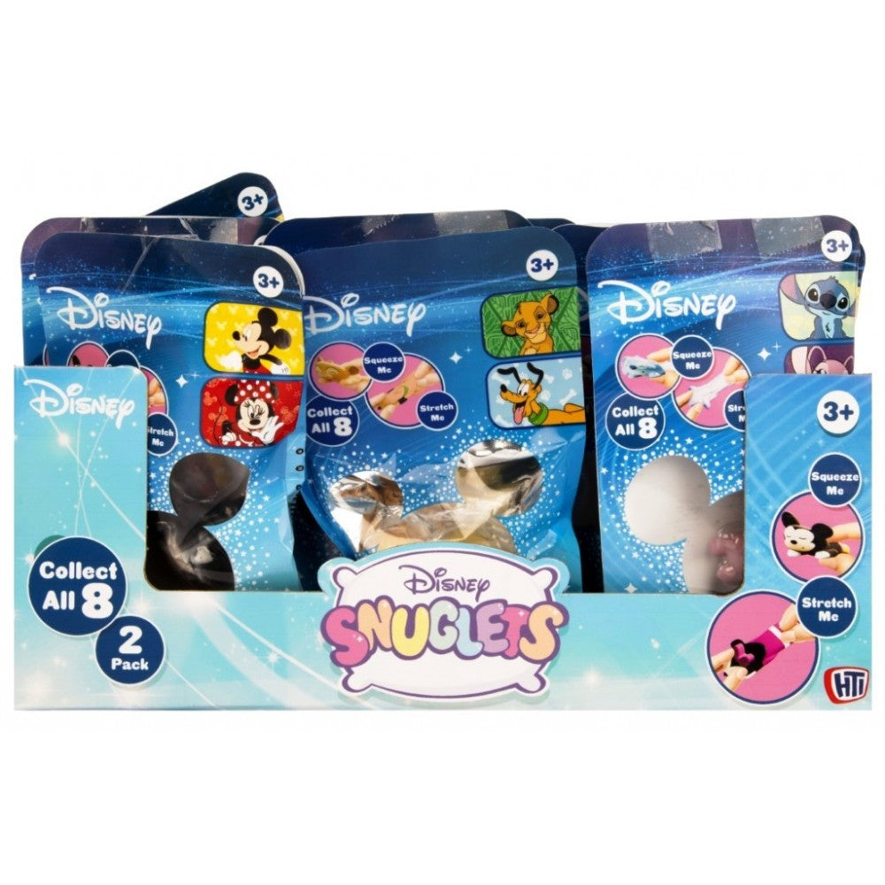 Disney Snuglets 2 Pack Squishy Sensory Character Assorted