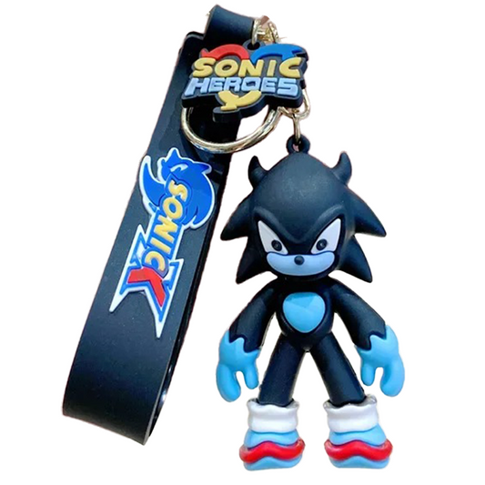 Sonic X Heroes Shadow 3D Silicone Keychain Keyring Pendant