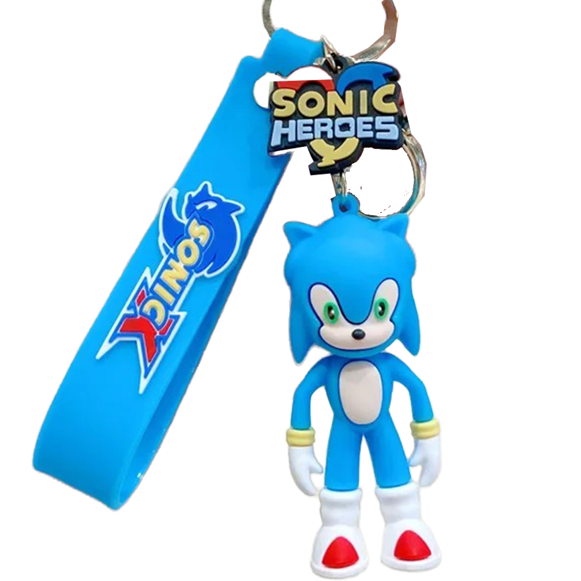 Sonic X Heroes 3D Silicone Keychain Keyring Pendant