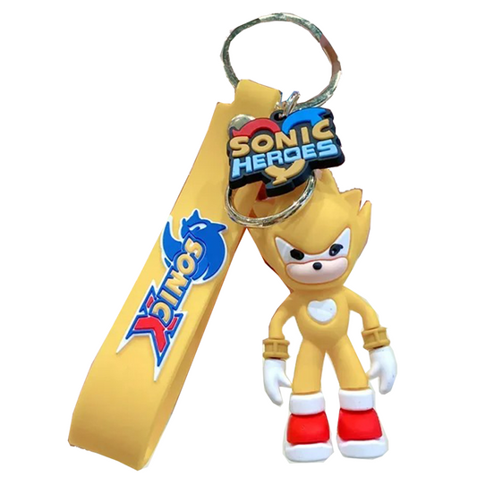 Sonic X Heroes Tails 3D Silicone Keychain Keyring Pendant