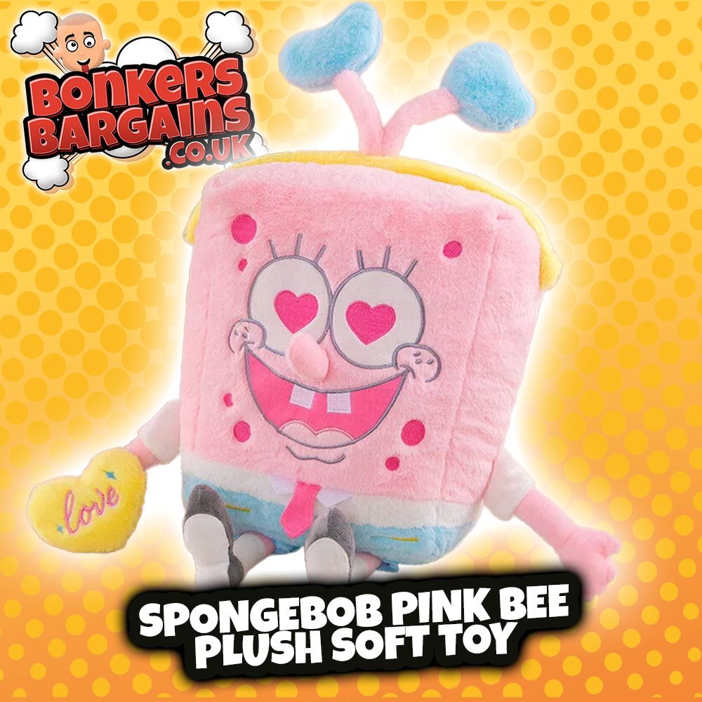 Spongebob Pink Bee Plush Soft Toy