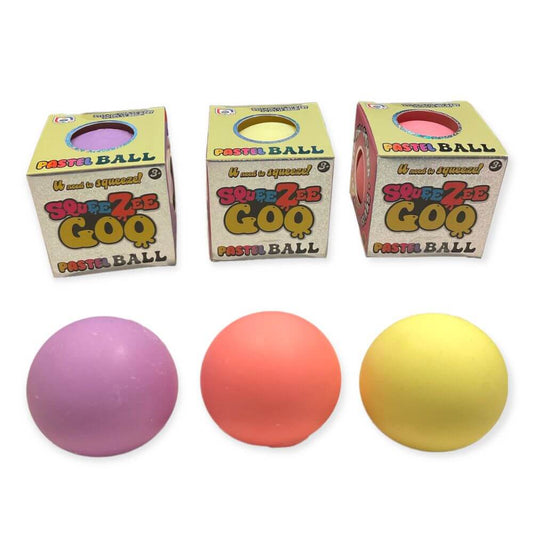 SqueeZee Goo Pastel Ball Bundle of 3 in All Colours