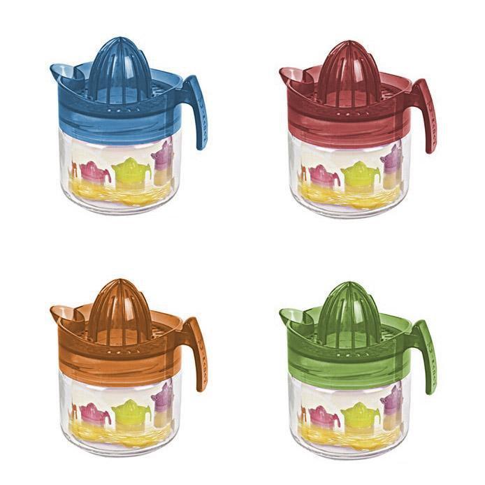 Glass Lemon Citrus Squeezer 300cc Assorted Colours M240 / S140