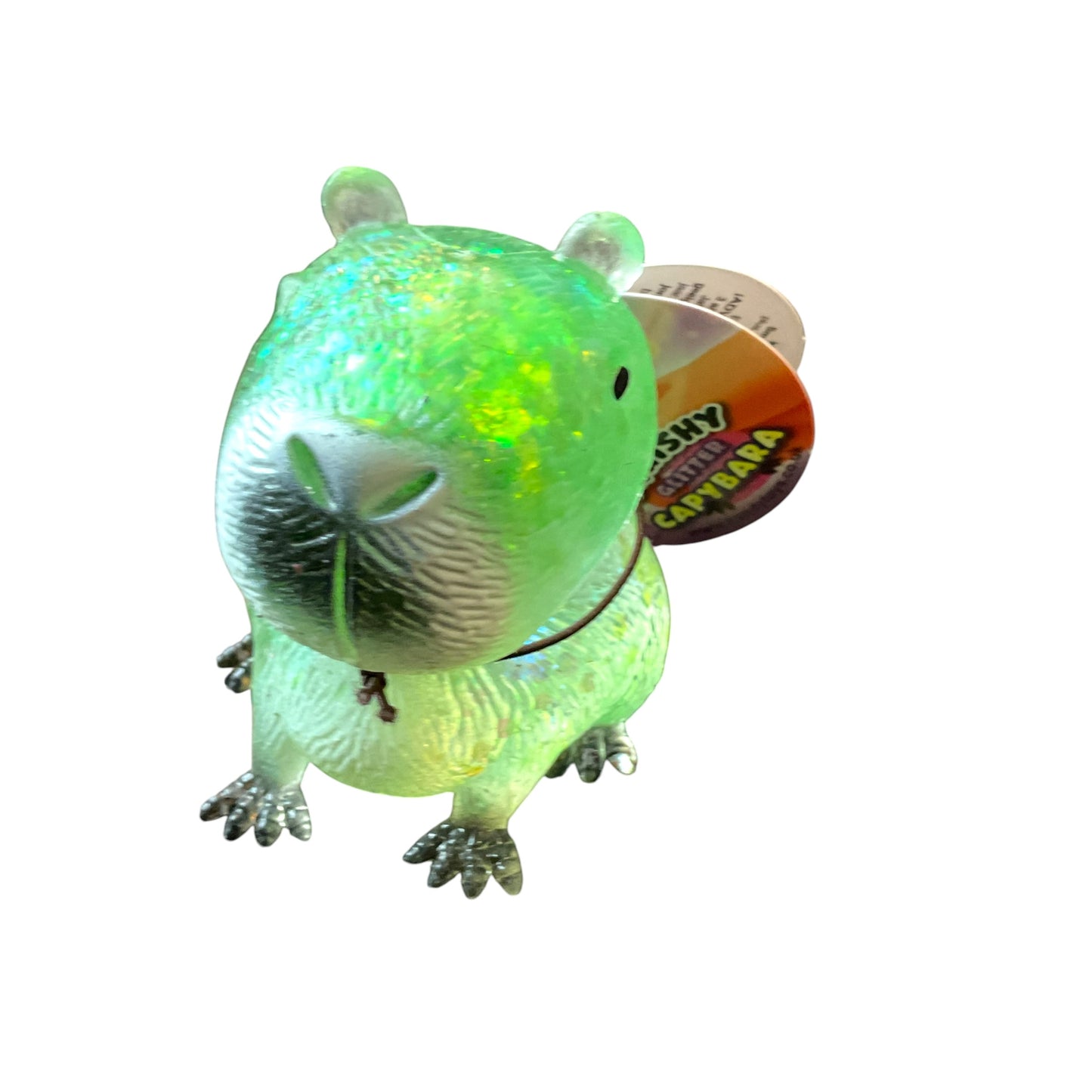Squishy Capybara Glitter Sugar Squish Sensory Fidget Toy - 4 Colours