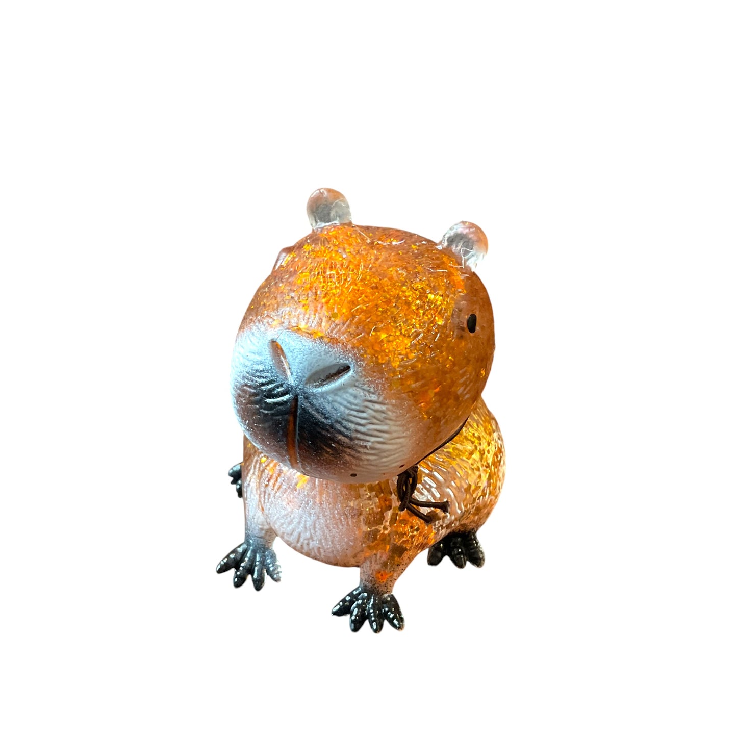 Squishy Capybara Glitter Sugar Squish Sensory Fidget Toy - 4 Colours