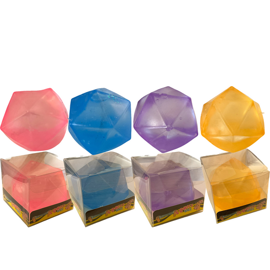 Squishy Diamond Fidget Squish Sugar Sensory Toy - Various Colours