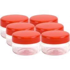 Plastic Kitchen Pet Food Storage Jar 50 ml Pack of 6 ST5128