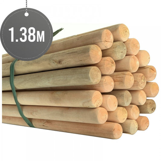 1 Piece x l Thick Wooden Mop Stick