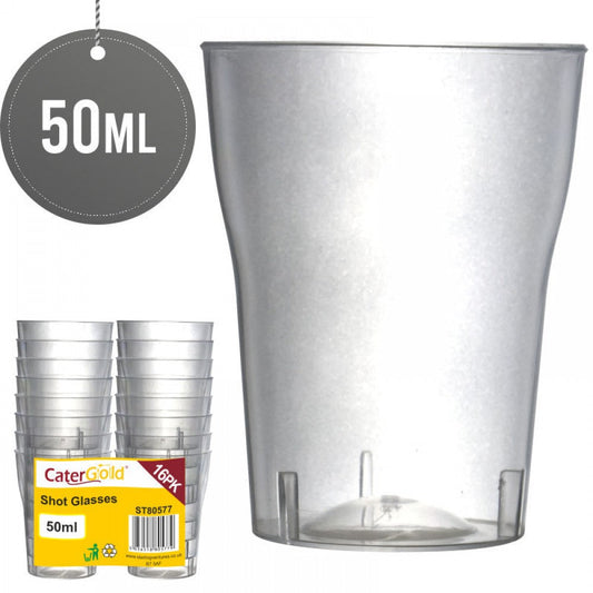 PS Shot Glass 50ml 16PK ST80577