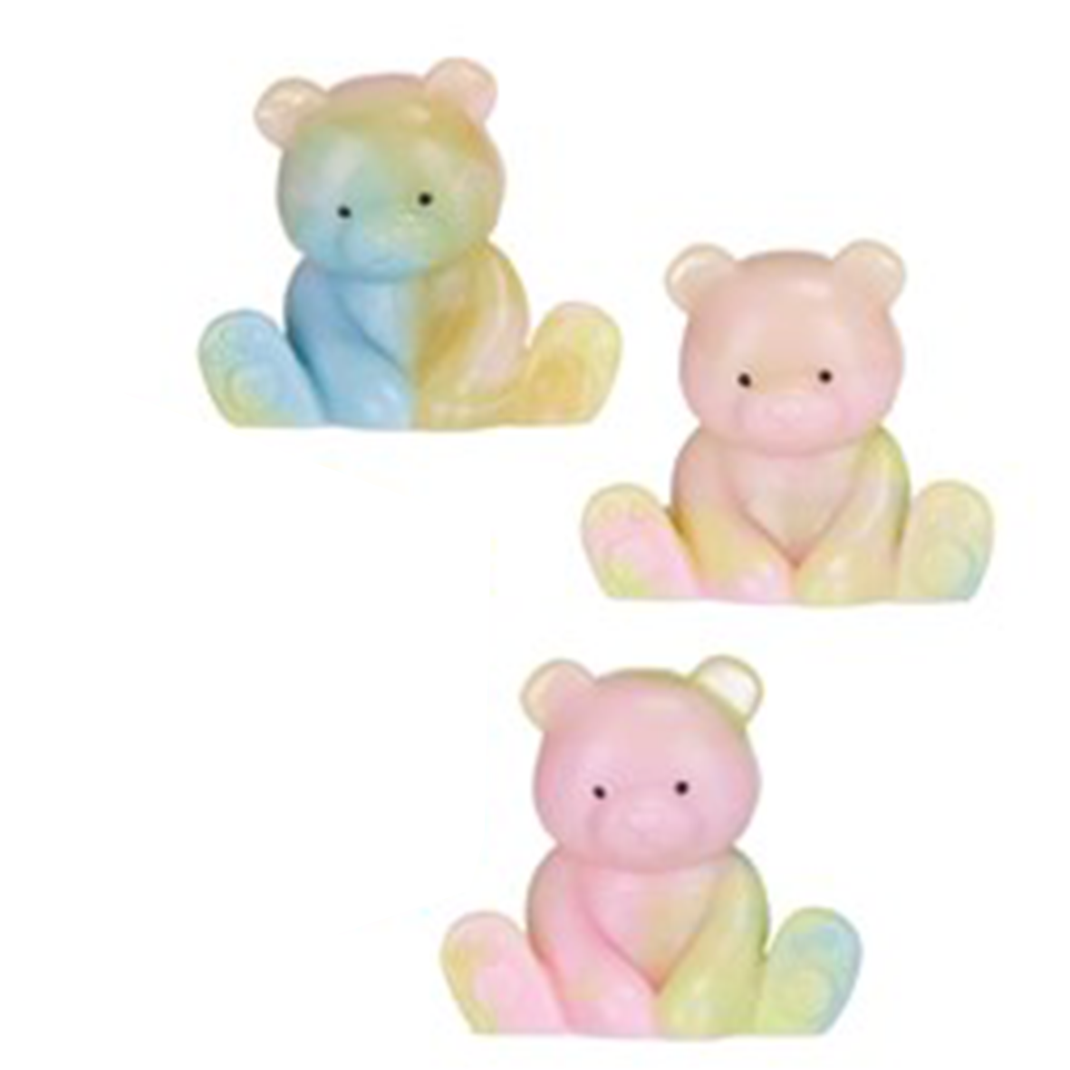 Pastel Marble Bear Squishy Sticky Fidget Squish Toy