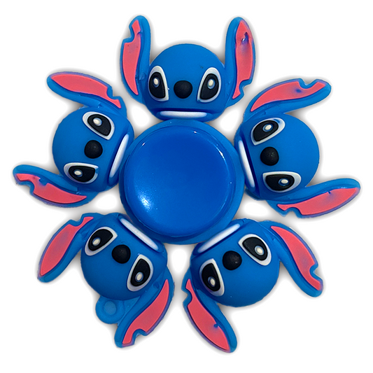 Stitch Style Fidget Spinner with Case